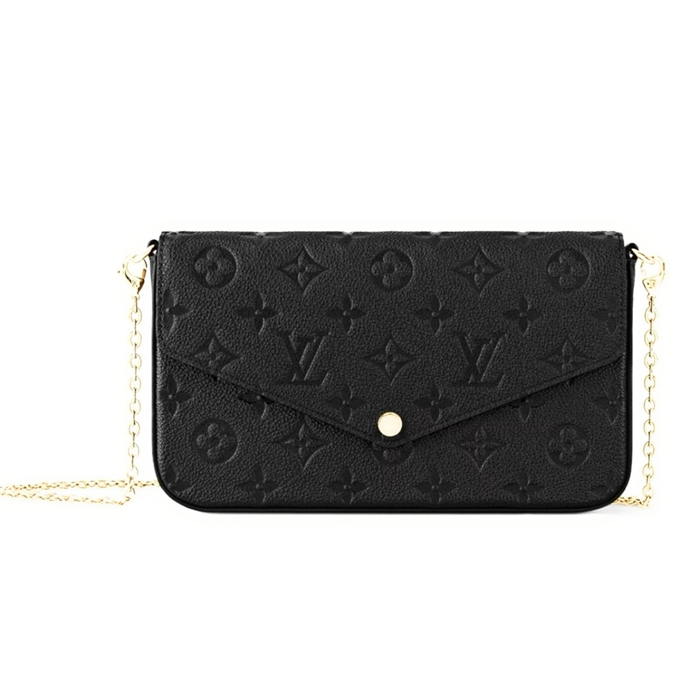 Louis Vuitton Pochette Félicie – Black Monogram Empreinte – NWOT w Box & Inserts